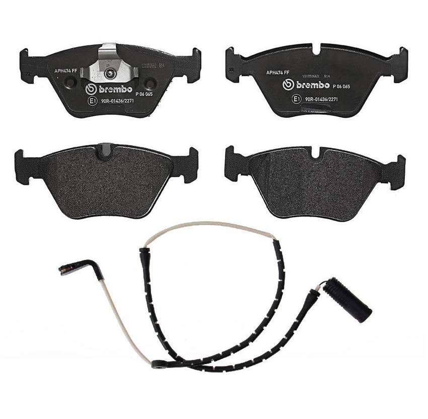 Brembo BMW Brakes Kit - Pads Front (Low-Met) (with Sensor) 34352229018 - Brembo 2633009KIT